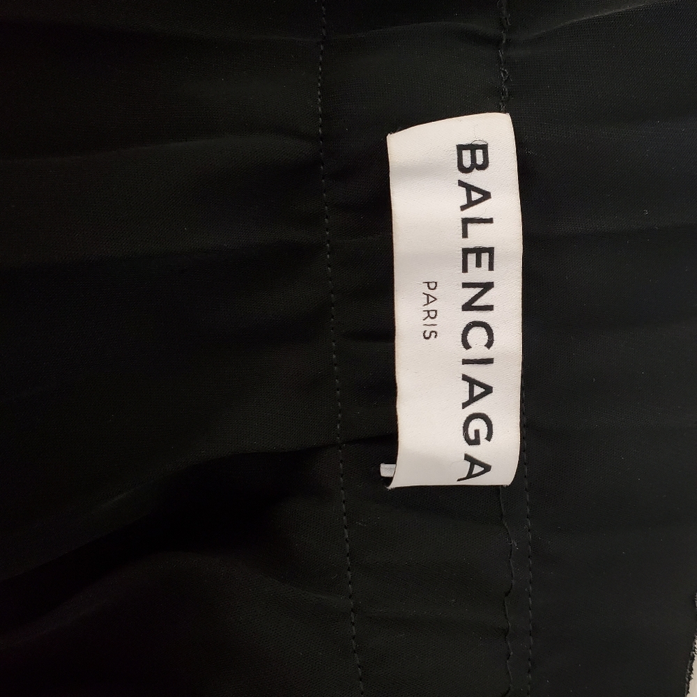 Balenciaga fancy plated skirt, black, seize 36 - Picture 7 of 10